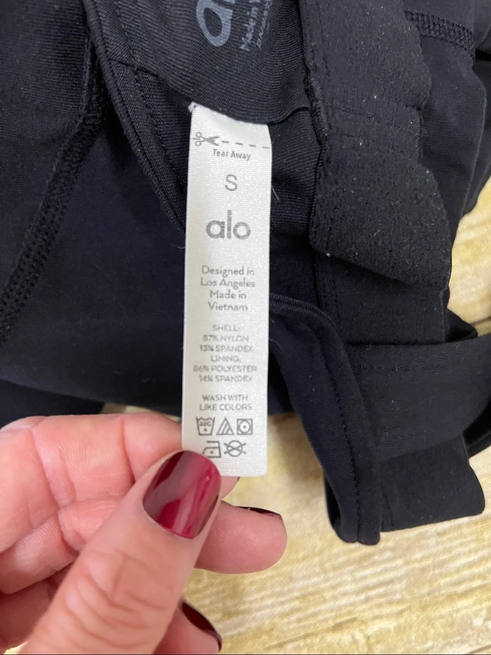 ALO Yoga Black One-Piece cross back Athletic Romper size S